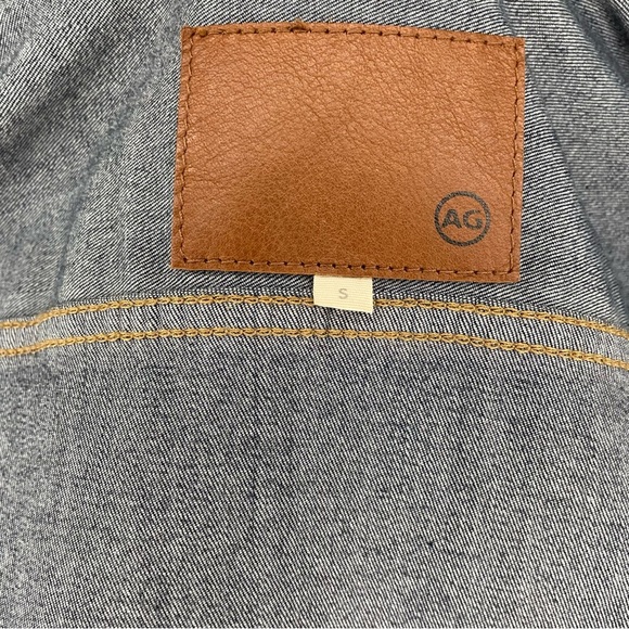 AG Adriano Goldschmied The Robyn Stretch Denim Jacket Dark Wash Size Small - Picture 5 of 12